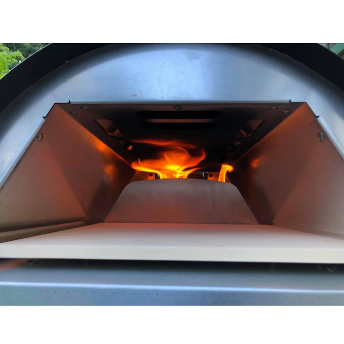 WPPO Le Peppe Portable Wood Fired Oven in Black (WKE-01-BLK)