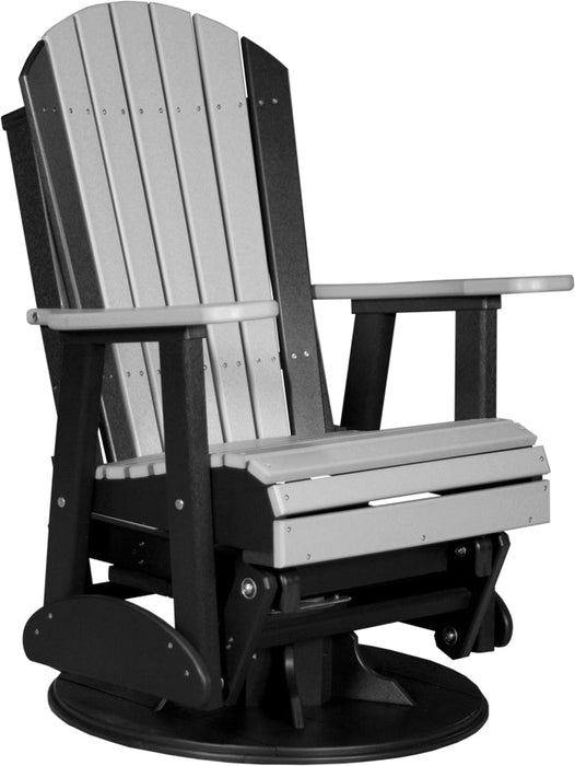 LuxCraft 2' Adirondack Swivel Glider