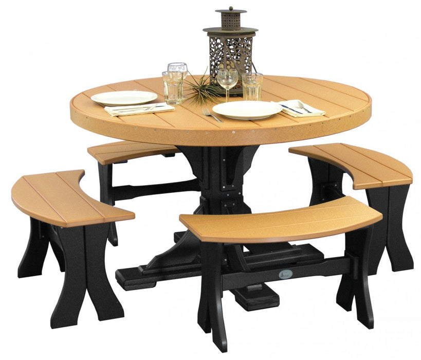 LuxCraft 4' Round Table Set #2