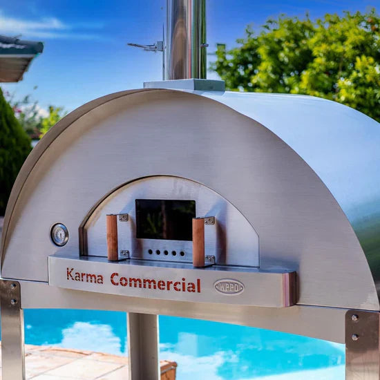 WPPO Karma 55 Commercial Wood Fired Oven in 304 Stainless Steel (WKK-04COM)