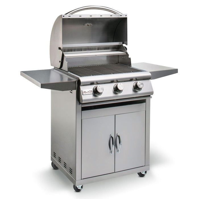 Blaze Prelude LBM 25-Inch 3-Burner Freestanding Gas Grill - BLZ-3LBM-LP/NG