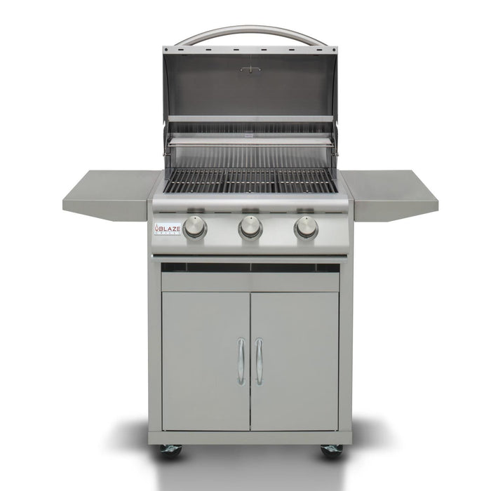 Blaze Prelude LBM 25-Inch 3-Burner Freestanding Gas Grill - BLZ-3LBM-LP/NG