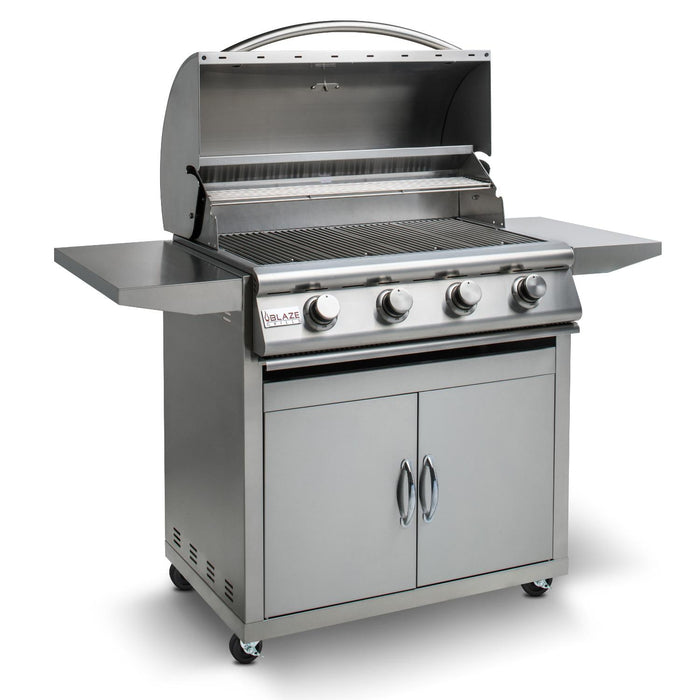 Blaze Prelude LBM 32-Inch 4-Burner Freestanding Gas Grill - BLZ-4LBM-LP/NG