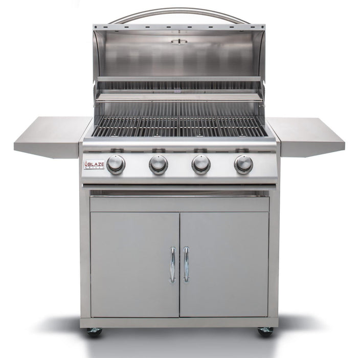 Blaze Prelude LBM 32-Inch 4-Burner Freestanding Gas Grill - BLZ-4LBM-LP/NG