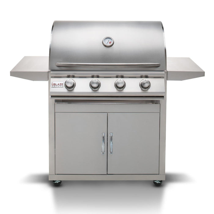 Blaze Prelude LBM 32-Inch 4-Burner Freestanding Gas Grill - BLZ-4LBM-LP/NG