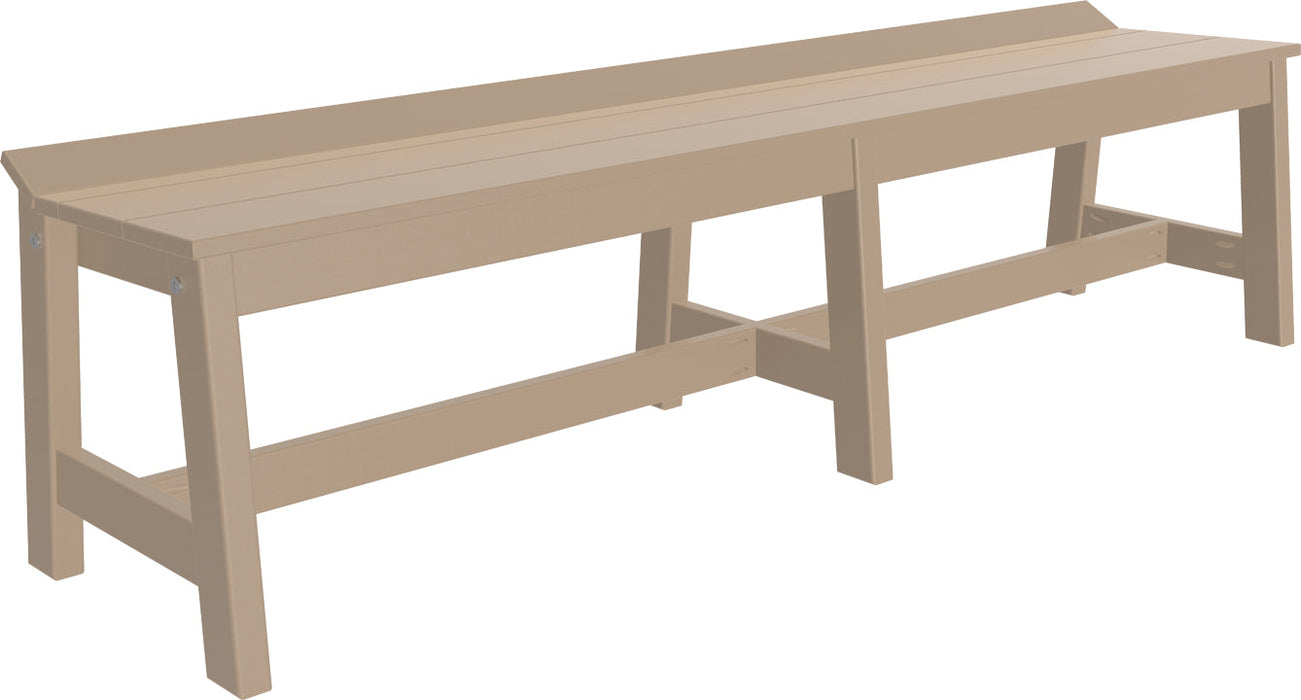 LuxCraft 72" Cafe Dining Bench