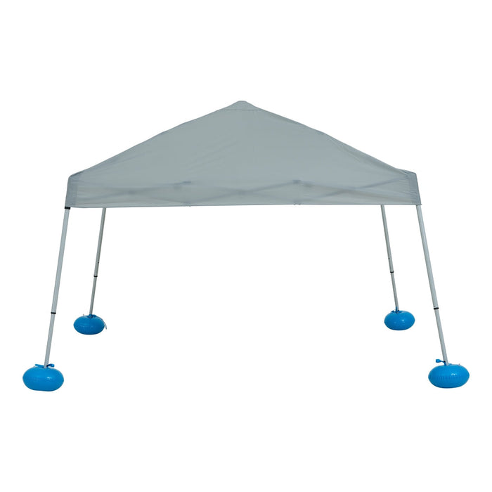 SUNJOY 10x10 Floating Pool Gazebo with PVC Floats and Carry Bag