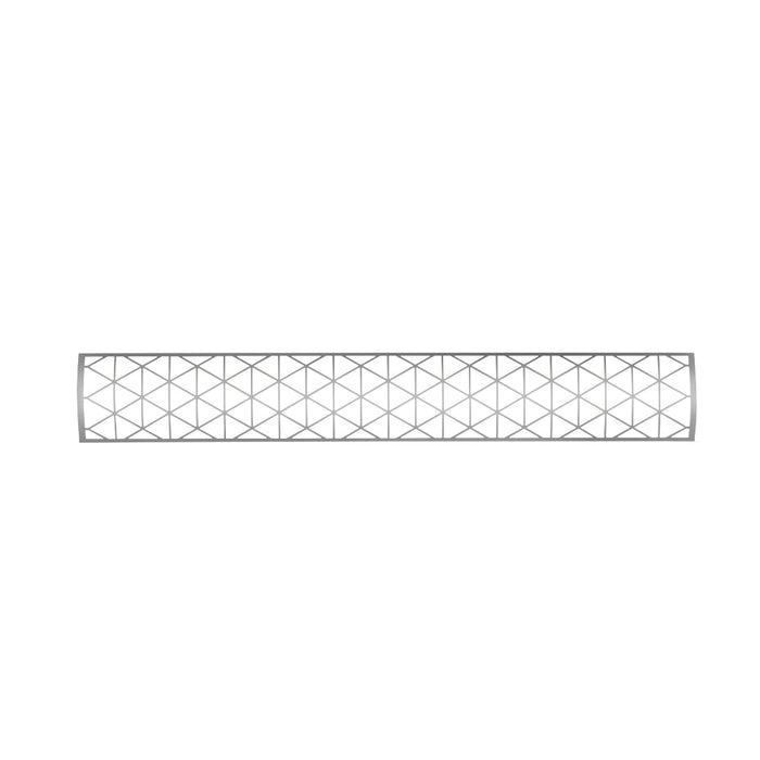 Infratech Motif C Series 2600W 48-Inch Single Element Electric Heater with Contemporary Fascia