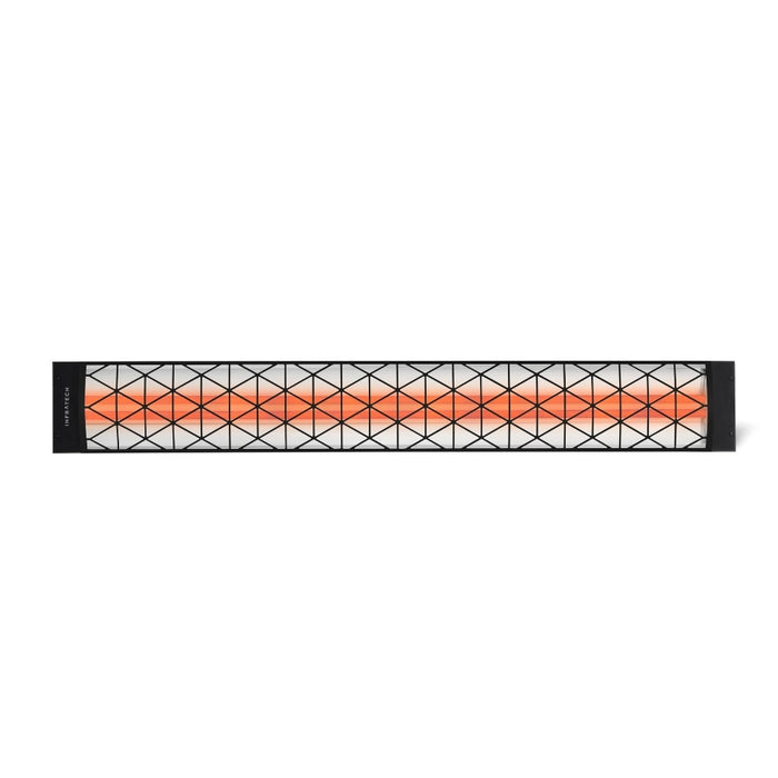 Infratech Motif CD Series 6000W 61-Inch Dual Element Electric Heater with Contemporary Fascia