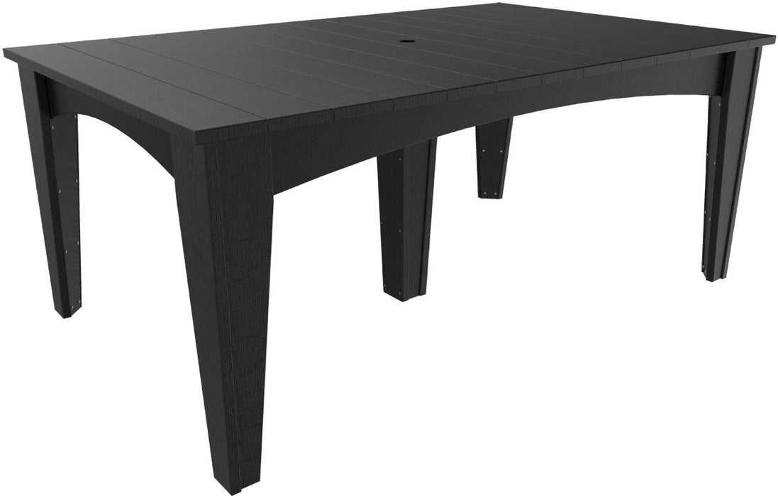 LuxCraft Island Dining Table (44" x 72" Rectangular)