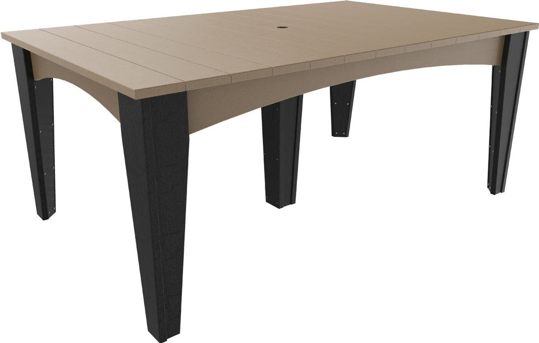 LuxCraft Island Dining Table (44" x 72" Rectangular)