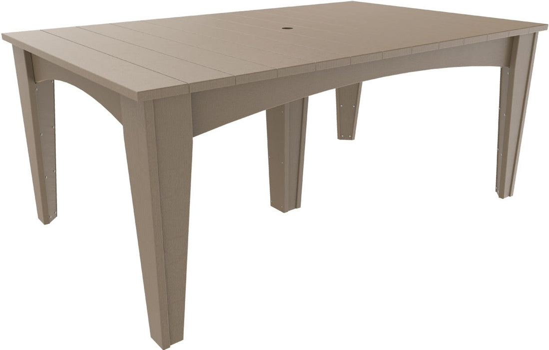 LuxCraft Island Dining Table (44" x 72" Rectangular)