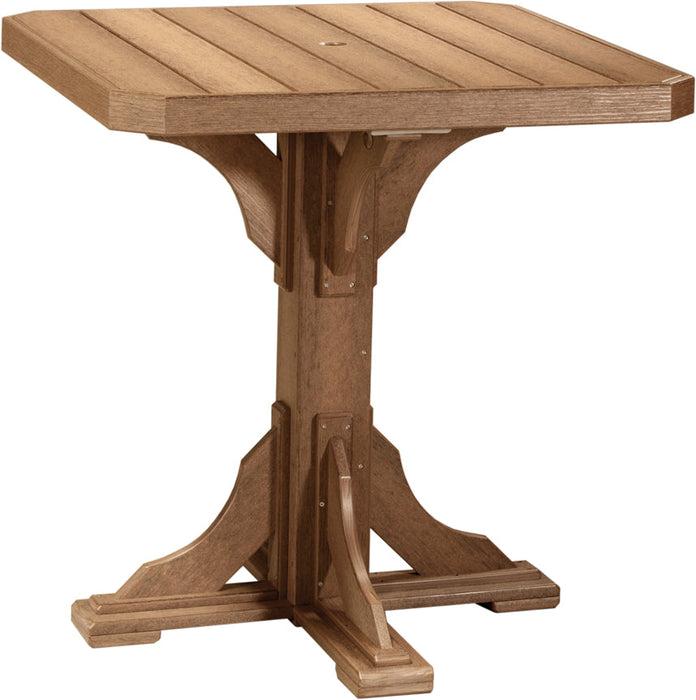 LuxCraft 41" Square Table - Bar Height