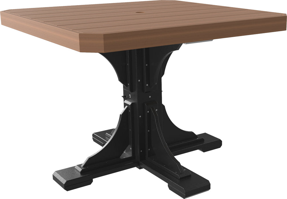 LuxCraft 41" Square Table - Dining Height