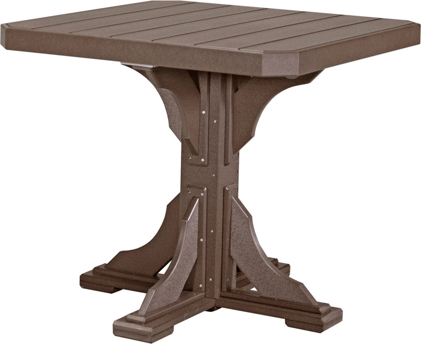 LuxCraft 41" Square Table - Counter Height