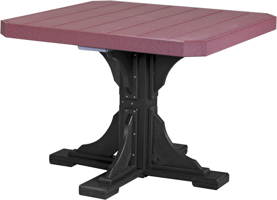 LuxCraft 41" Square Table - Dining Height