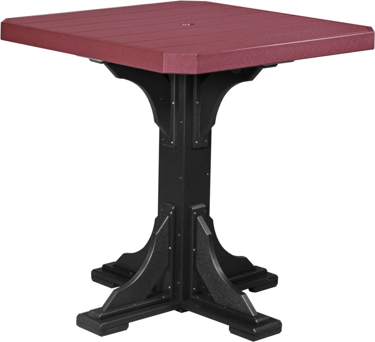 LuxCraft 41" Square Table - Bar Height