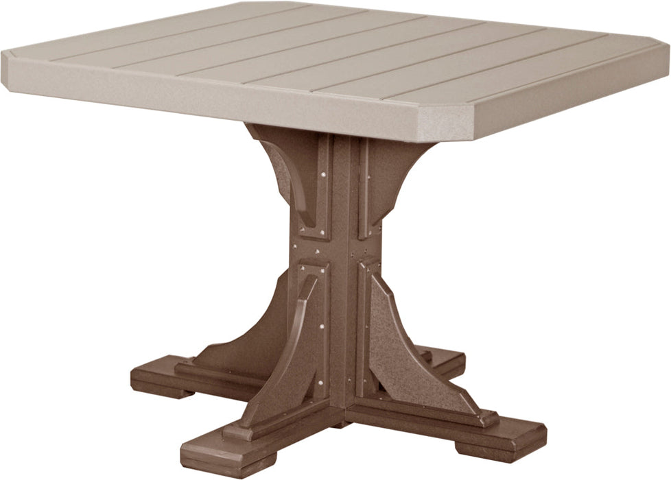 LuxCraft 41" Square Table - Dining Height