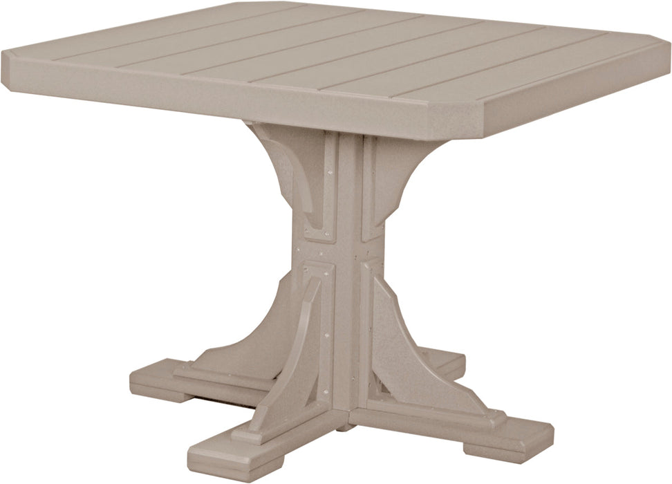 LuxCraft 41" Square Table - Dining Height