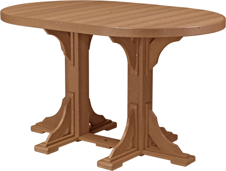 LuxCraft 4' x 6' Oval Table Set #1