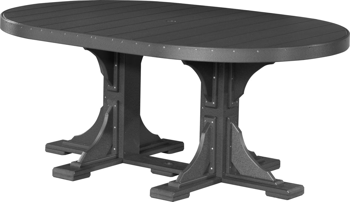 LuxCraft 4' x 6' Oval Table Set #1