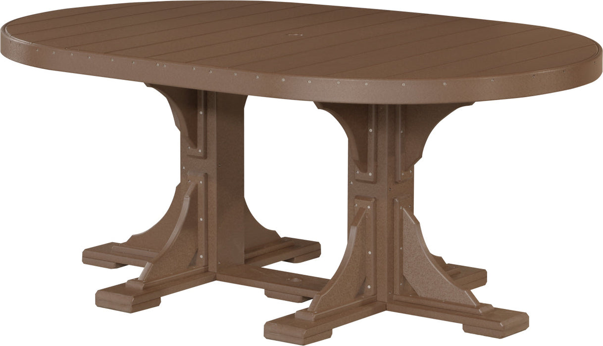 LuxCraft 4' x 6' Oval Table Set #3