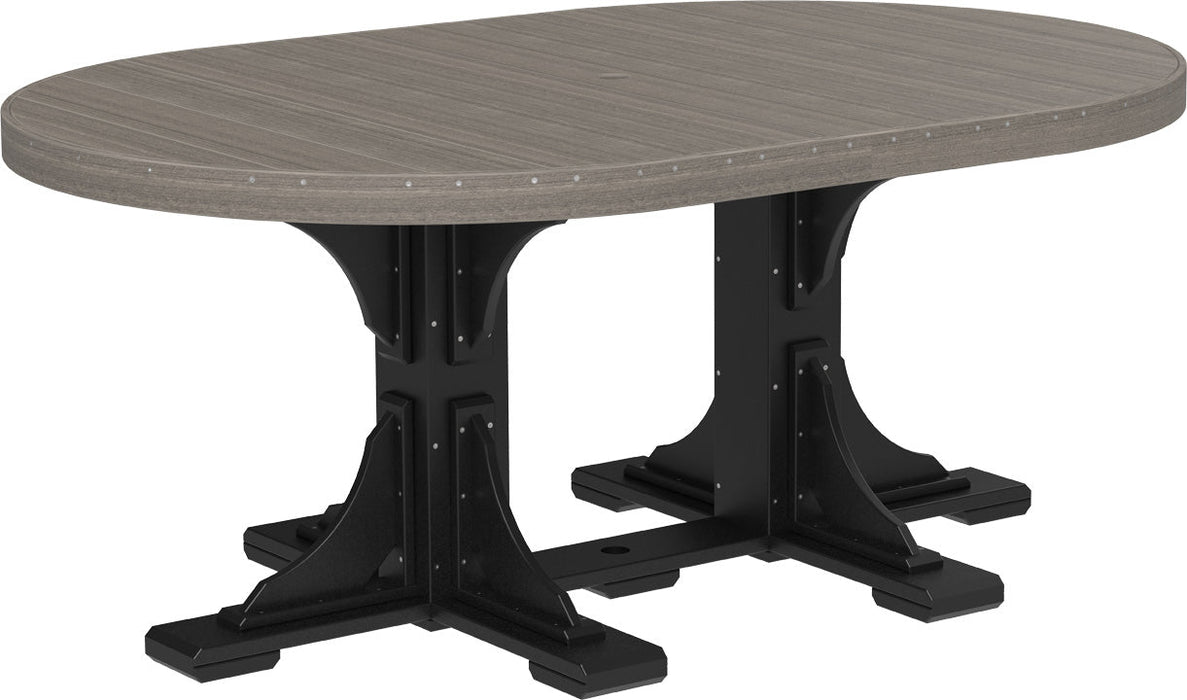 LuxCraft 4' x 6' Oval Table Set #3