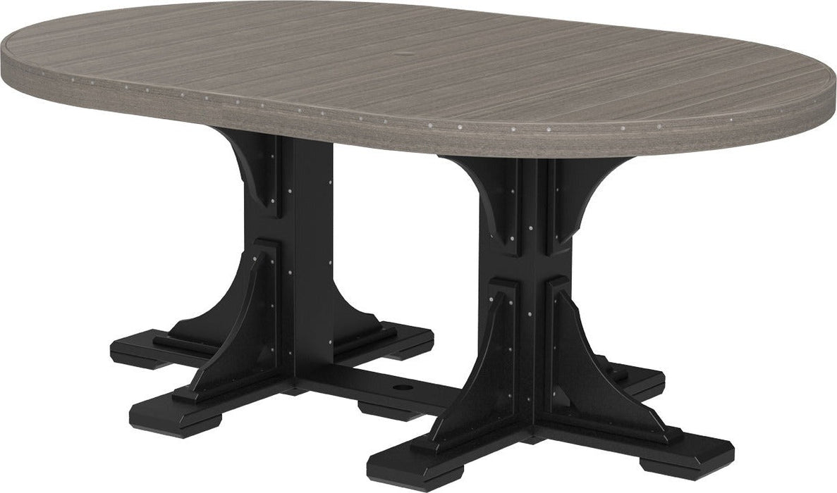 LuxCraft 4' x 6' Oval Table - Dining Height