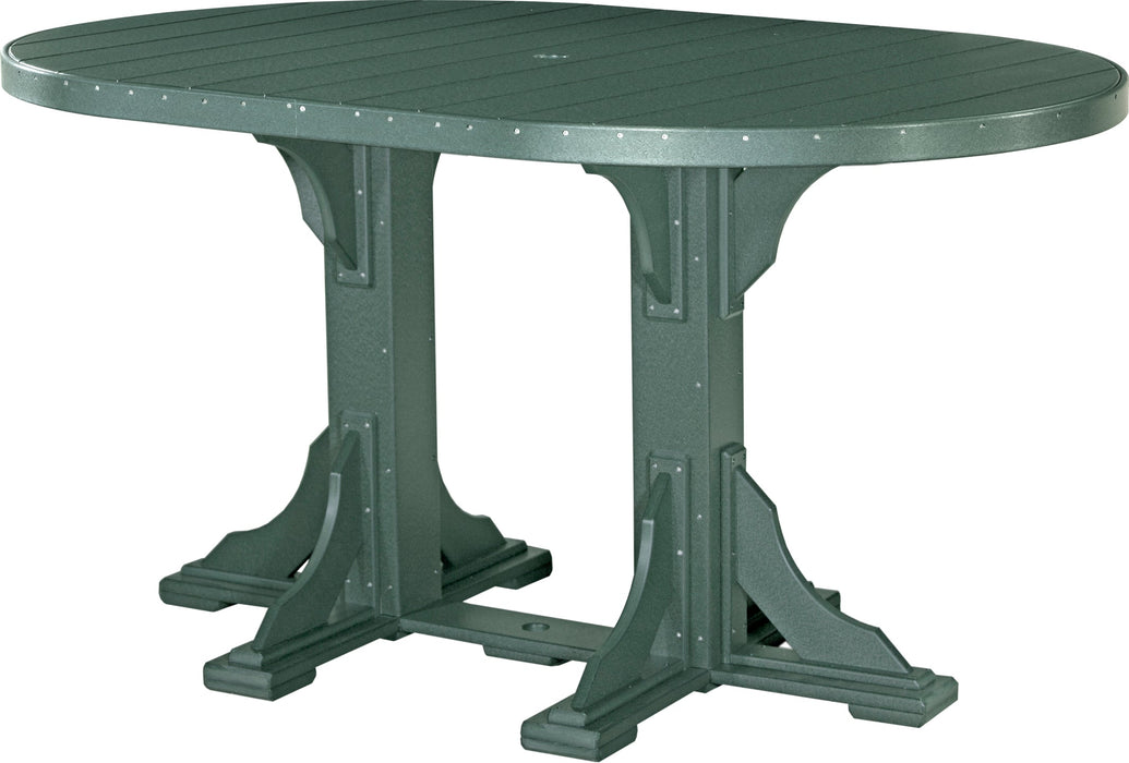 LuxCraft 4' x 6' Oval Table Set #1