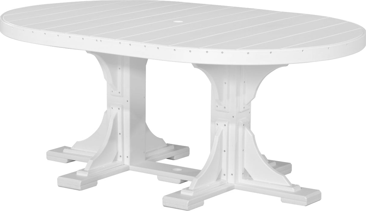 LuxCraft 4' x 6' Oval Table Set #1