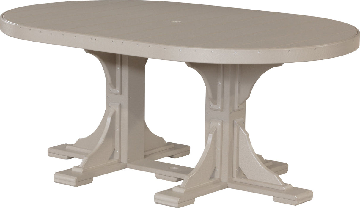 LuxCraft 4' x 6' Oval Table Set #3