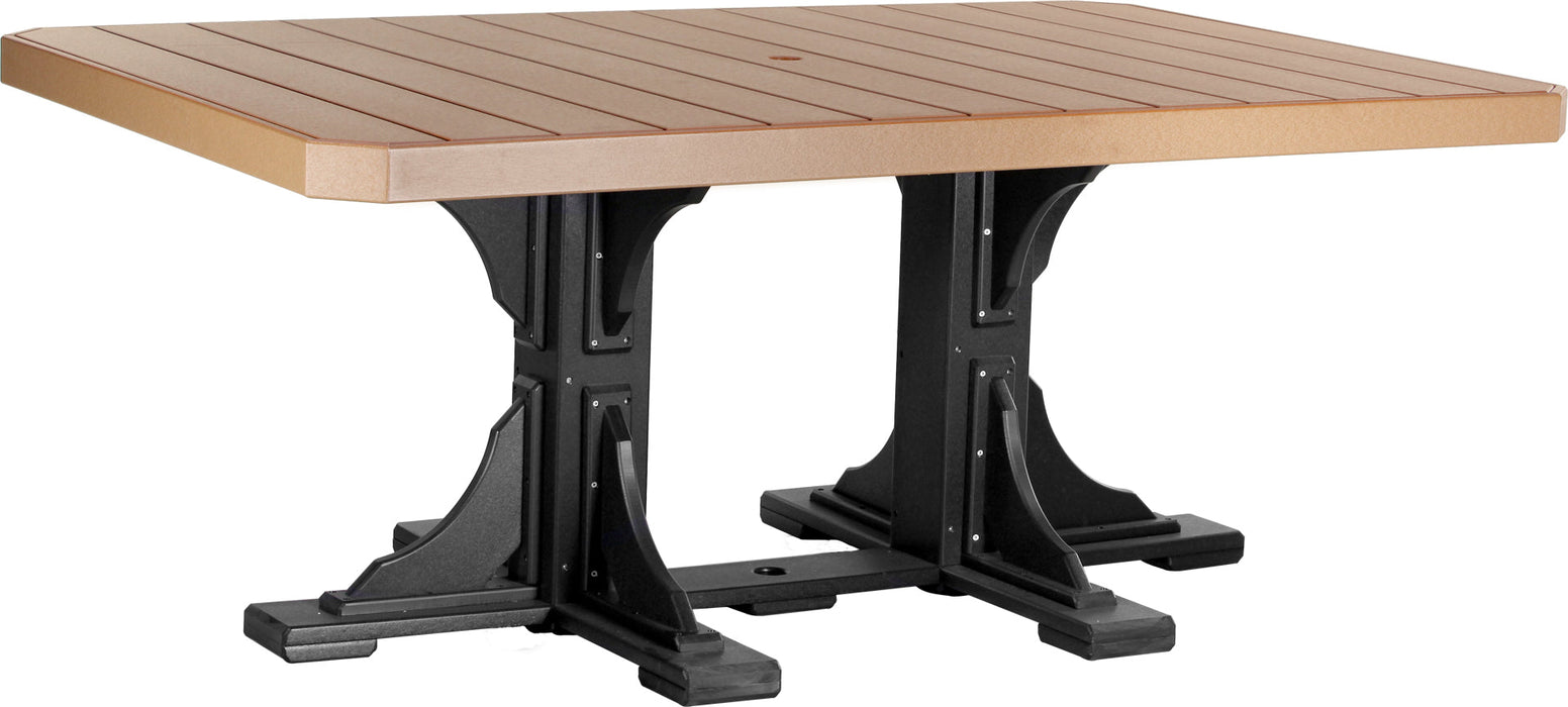 LuxCraft 4' x 6' Rectangular Table - Dining Height