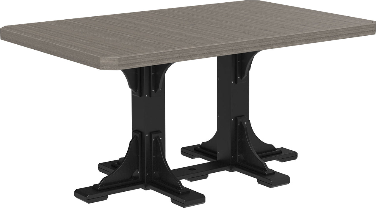 LuxCraft 4' x 6' Rectangular Table - Counter Height