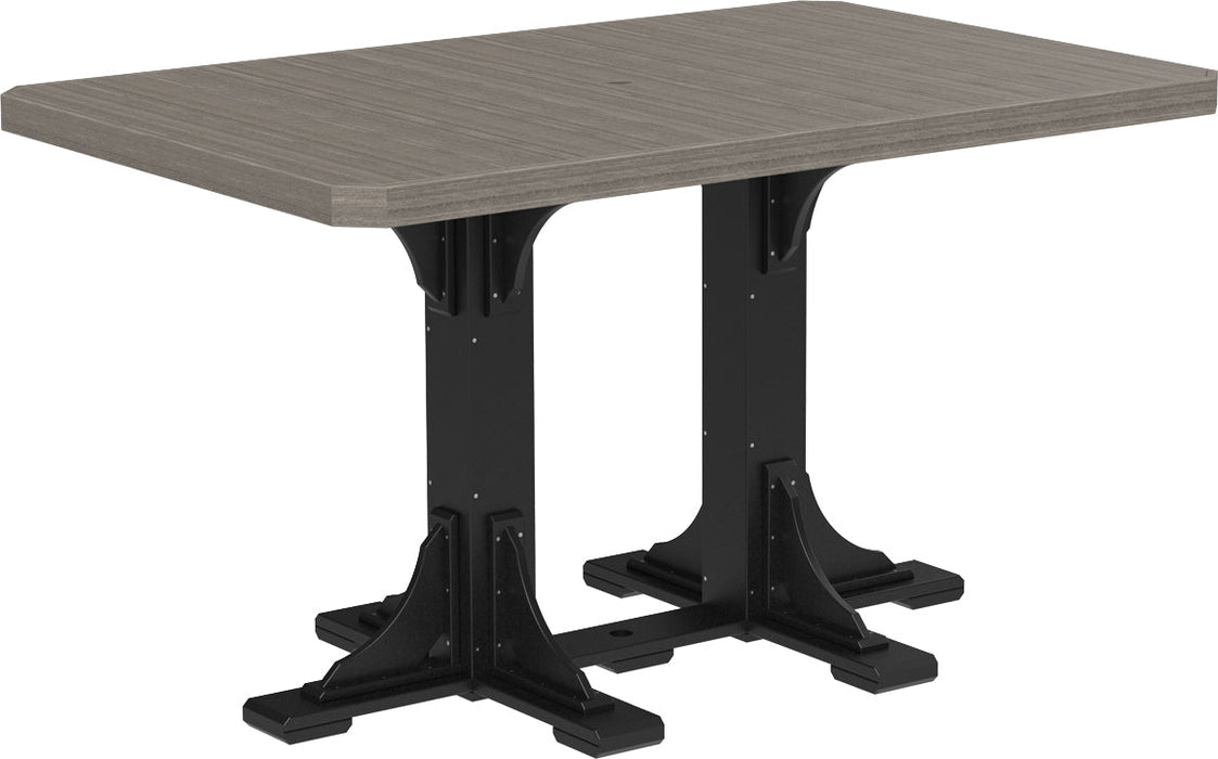 LuxCraft 4' x 6' Rectangular Table - Bar Height