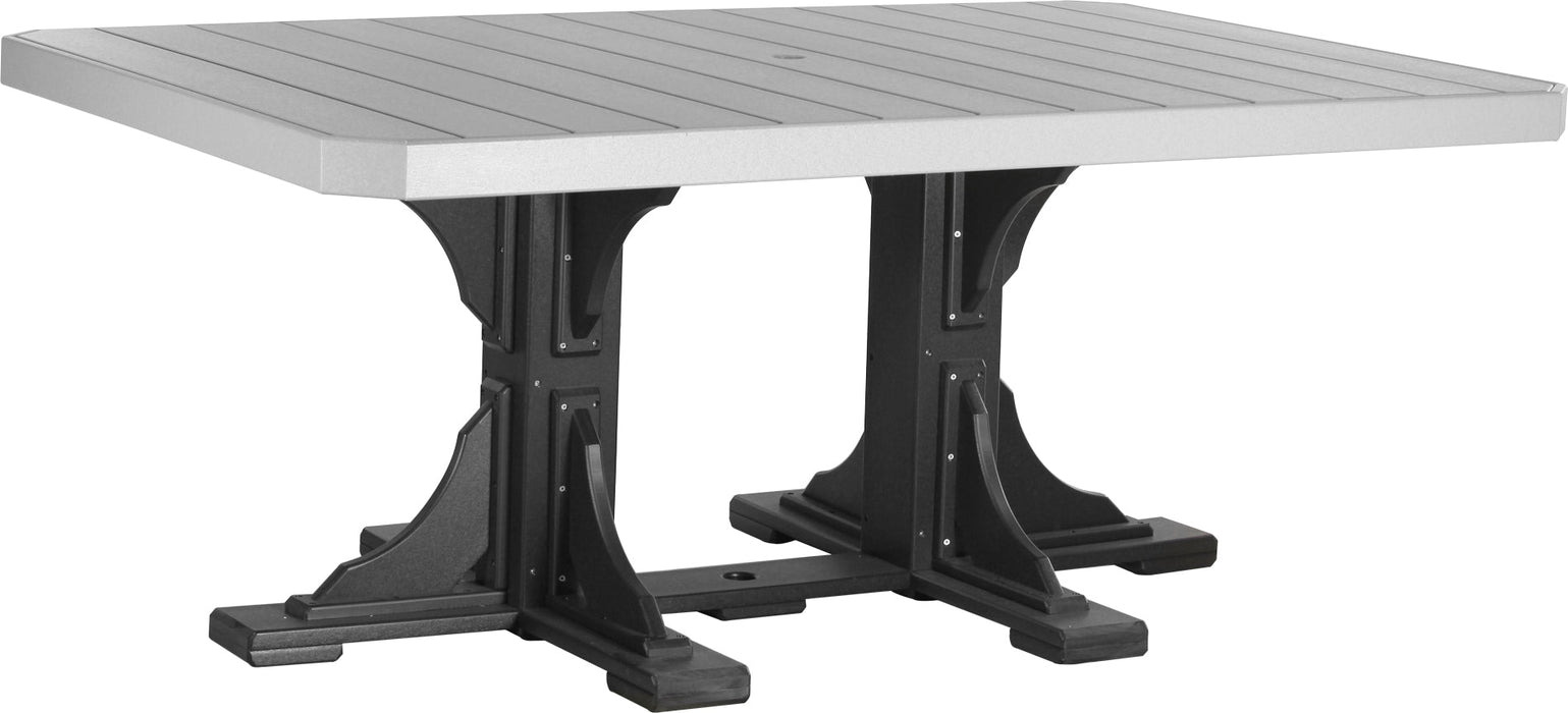 LuxCraft 4' x 6' Rectangular Table - Dining Height