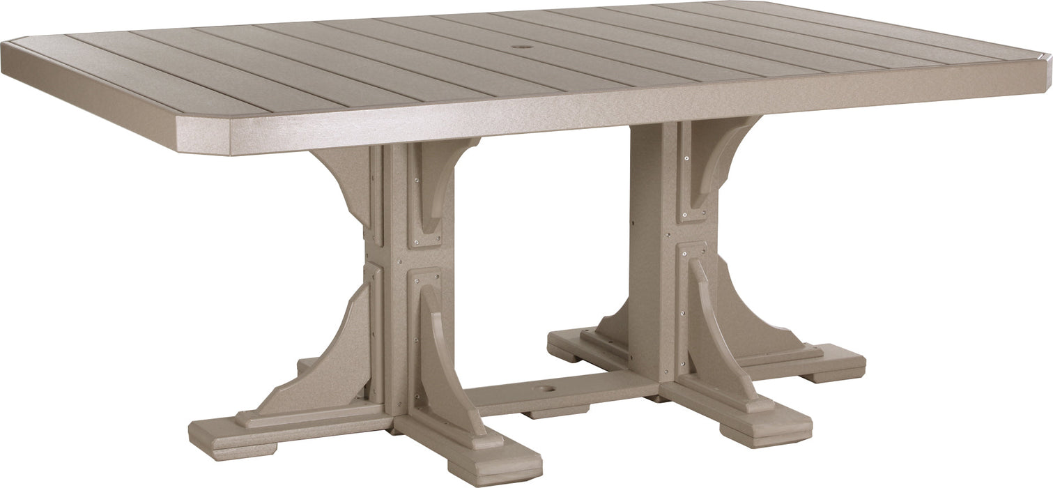 LuxCraft 4' x 6' Rectangular Table - Dining Height