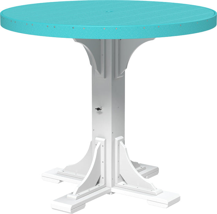 LuxCraft 4' Round Table - Bar Height