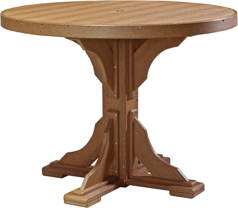 LuxCraft 4' Round Table - Counter Height