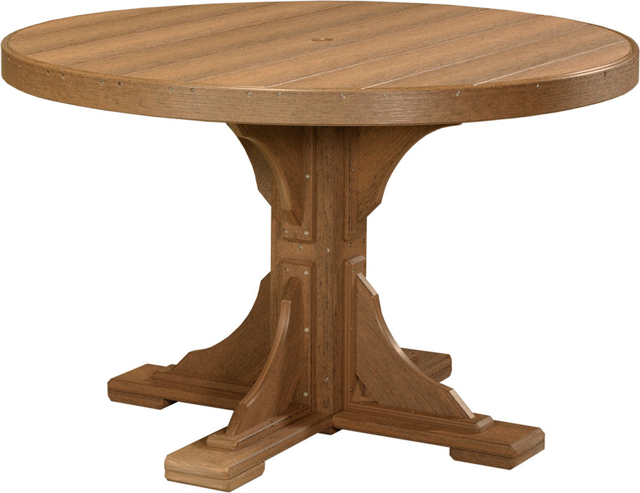 LuxCraft 4' Round Table - Dining Height