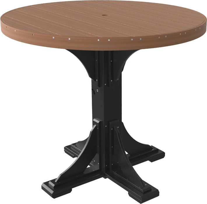 LuxCraft 4' Round Table - Bar Height