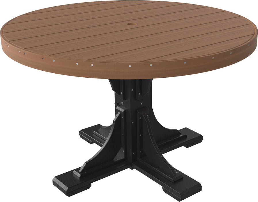 LuxCraft 4' Round Table - Dining Height