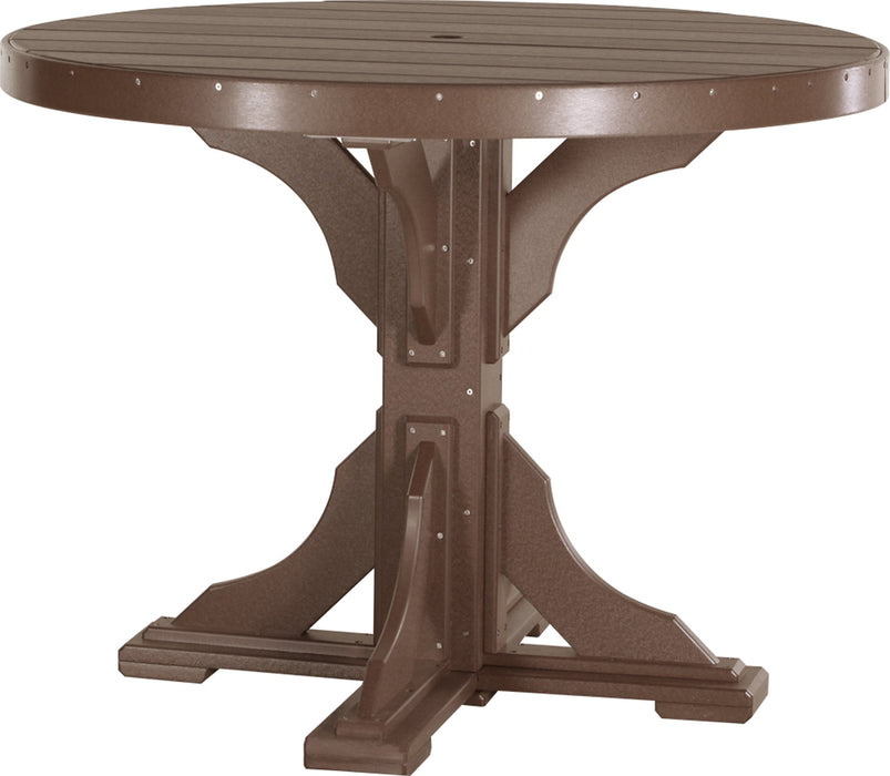 LuxCraft 4' Round Table - Counter Height