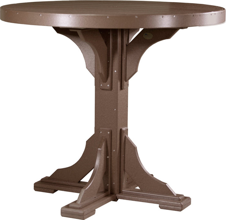 LuxCraft 4' Round Table - Bar Height