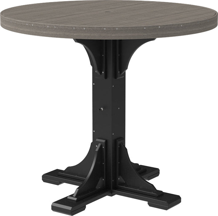 LuxCraft 4' Round Table - Bar Height