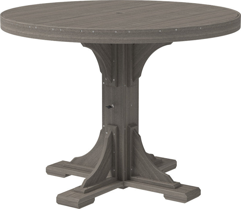 LuxCraft 4' Round Table - Counter Height