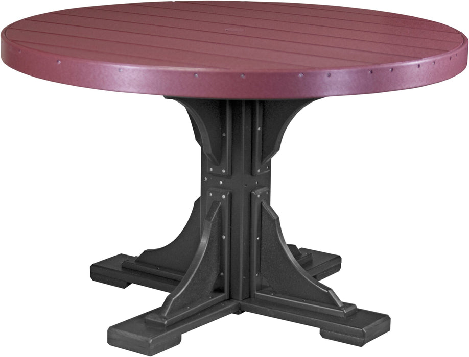 LuxCraft 4' Round Table - Dining Height