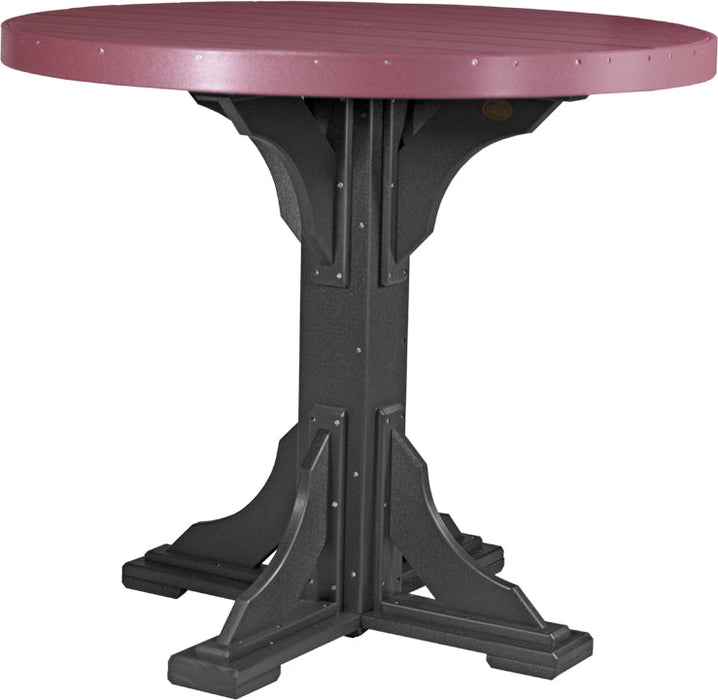 LuxCraft 4' Round Table - Bar Height