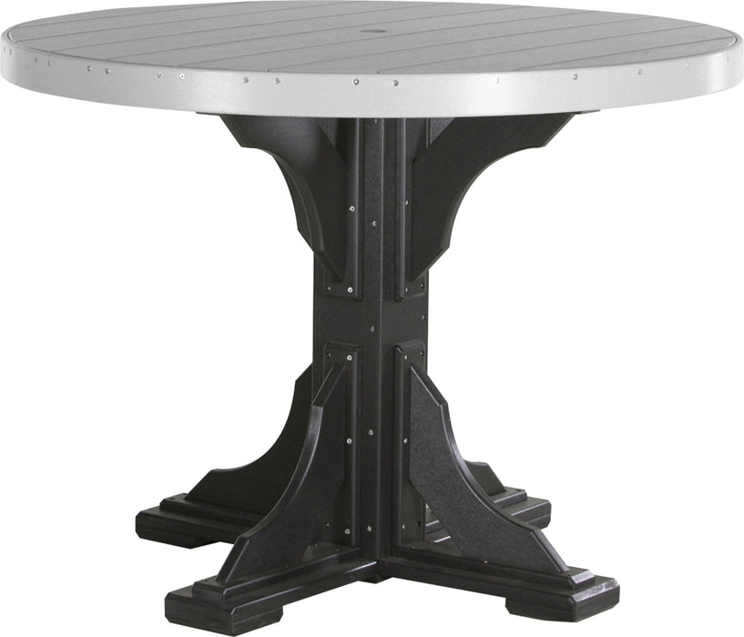 LuxCraft 4' Round Table - Counter Height