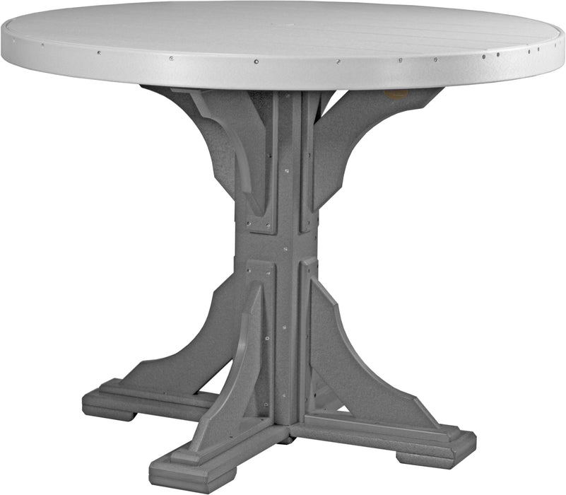 LuxCraft 4' Round Table - Counter Height