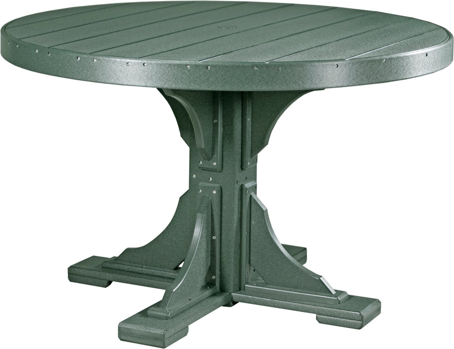 LuxCraft 4' Round Table - Dining Height